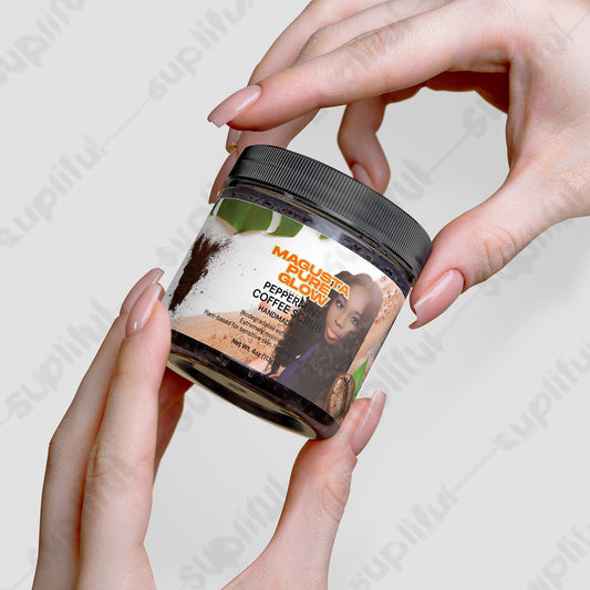 Peppermint Coffee Scrub