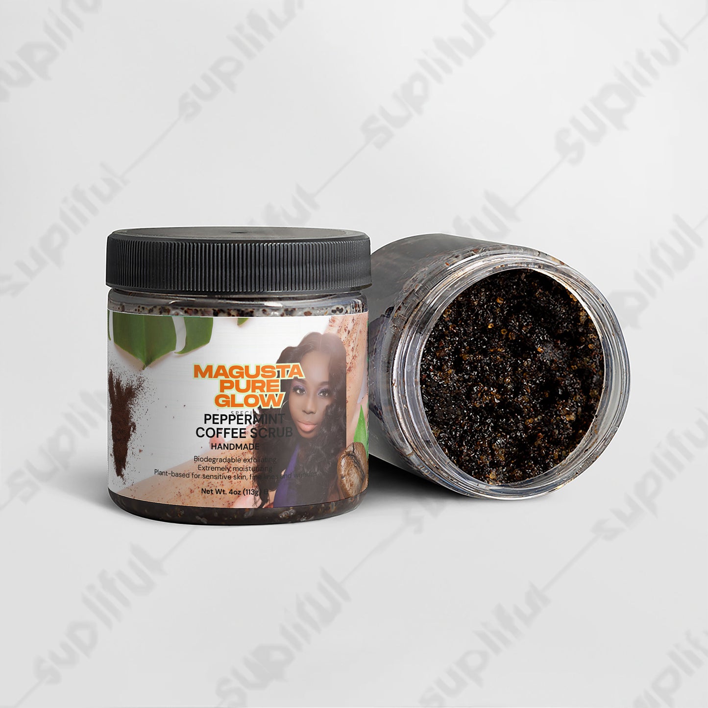 Peppermint Coffee Scrub