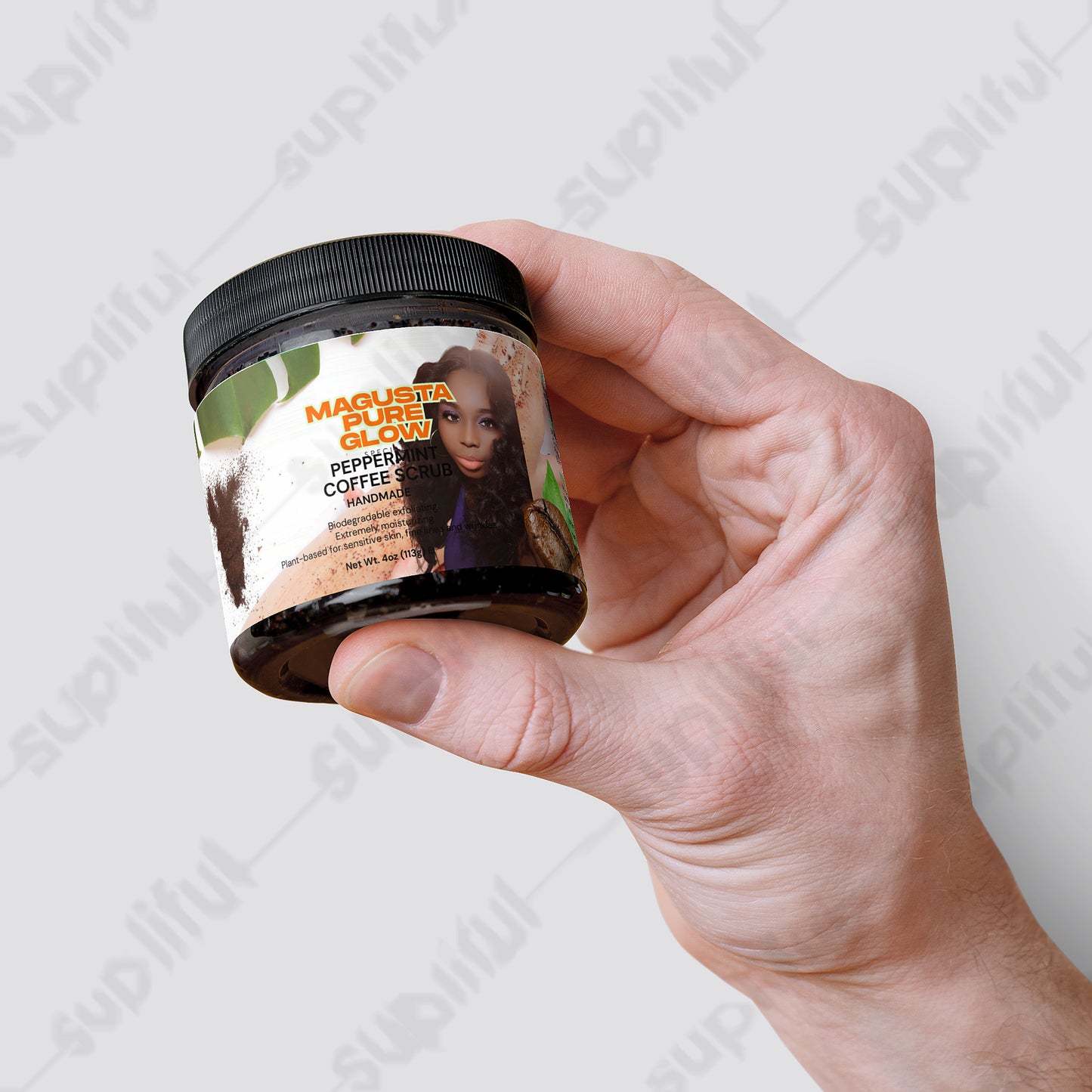 Peppermint Coffee Scrub