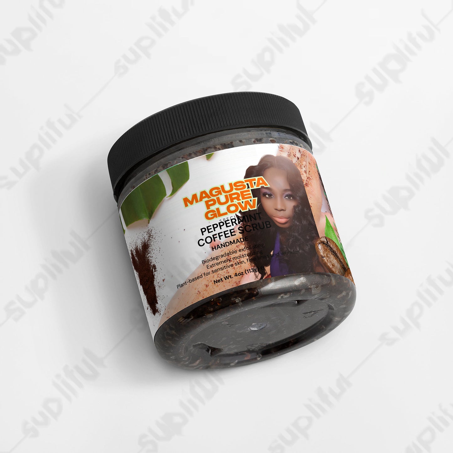 Peppermint Coffee Scrub